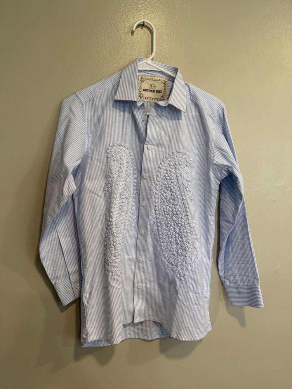 Another Sect Reet Paisley Applique Shirt XS